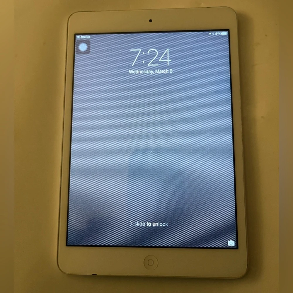 Apple IPad Air Mini White Tablet